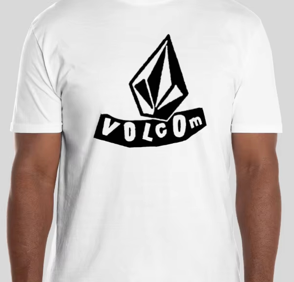 Streetwear Brand Tees - Volcom masculino feminino camiseta de algodão