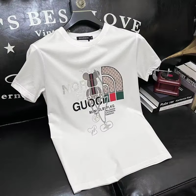 Camiseta masculina de luxo com - Streetwear Brand Clothing avaliação e preço
